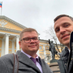 Александр Васильев и Александр Питиримов провели рабочую встречу в Смольном с вице-губернатором Эдуардом Батановым
