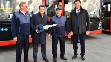 Городской автопарк Казани пополнился новыми автобусами в рамках дорожного Нацпроекта