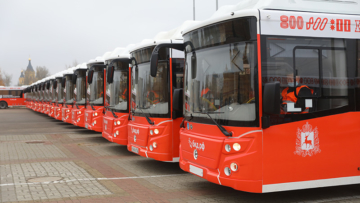 Автопарк Нижнего Новгорода получил 51 новый автобус