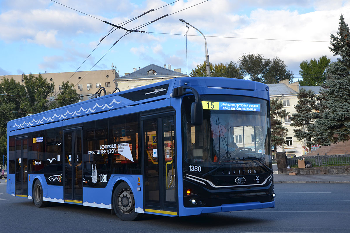 В Саратове троллейбусы, поступившие в город по Нацпроекту, за три месяца перевезли четверть миллиона пассажиров