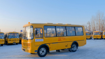 Школьные автобусы под охраной Росгвардии